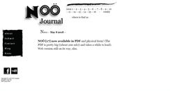 Desktop Screenshot of noojournal.com